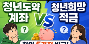 청년도약계좌 청년희망적금 차이 5가지 비교