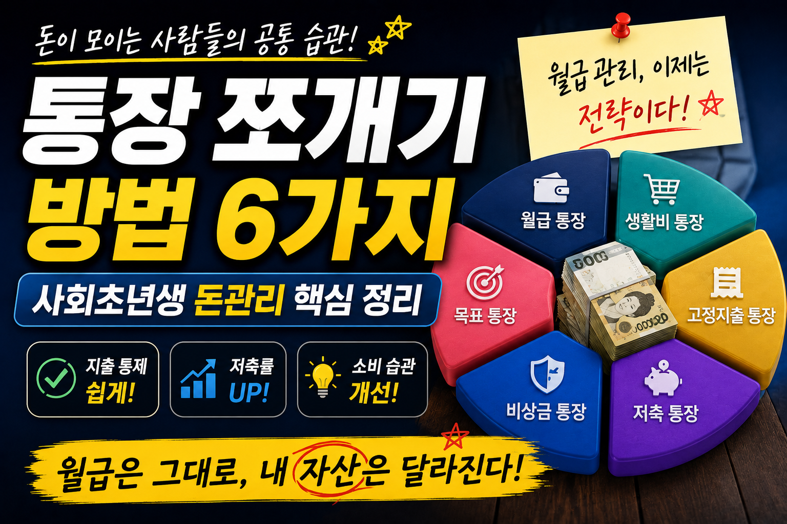 통장 쪼개기 방법 6가지