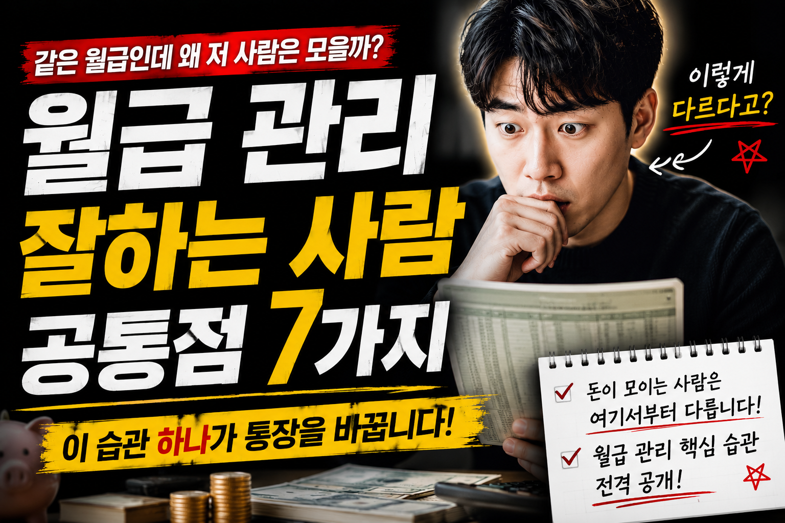 월급 관리 잘하는 사람들의 공통점 7가지