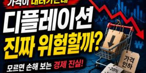 디플레이션 뜻 쉽게 이해하기: 물가가 내려가도 위험한 이유
