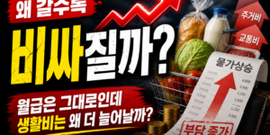 물가상승 원인 5가지와 생활 속 영향 알아보기